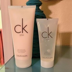 NEW CK One by Calvin Klein 6.7 fl oz. Lotion & 3.3 fl oz Body Wash